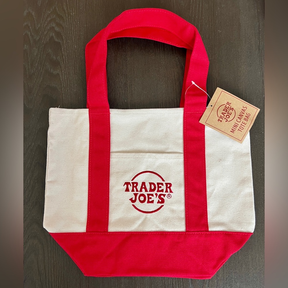 Trader Joe’s ⭐️ Limited Edition ⭐️ Mini Canvas Tote